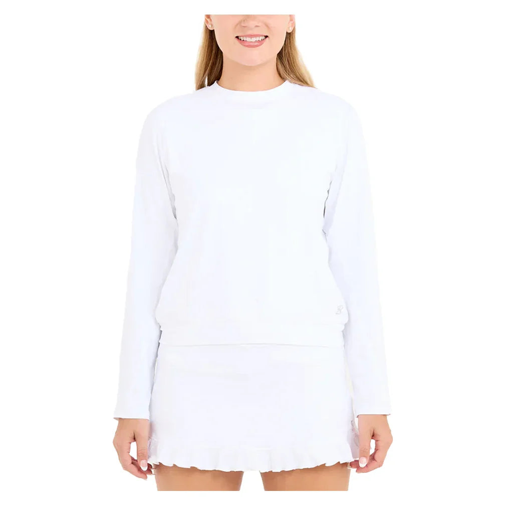 Women`s Tennis Pullover White Apparel Sofibella