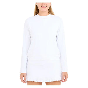 Women`s Tennis Pullover White Apparel Sofibella