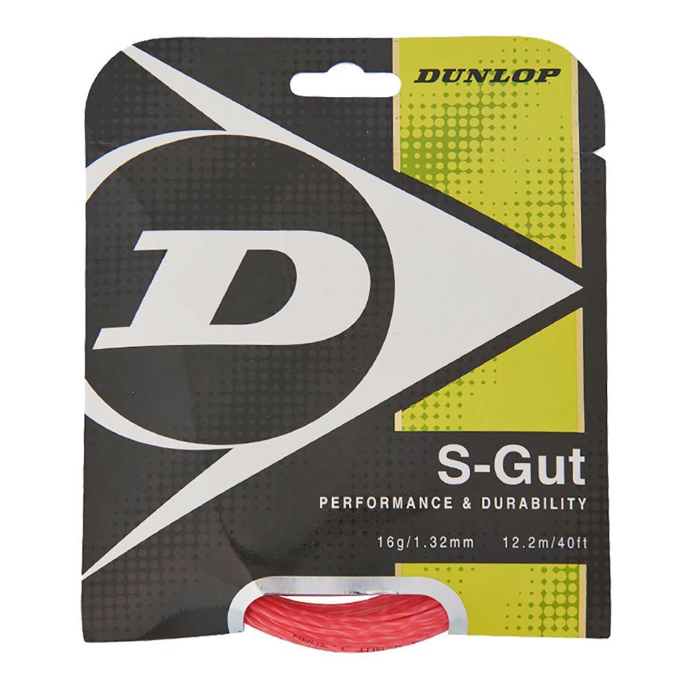 Pink - S-Gut 16G Pink Tennis String Strings Dunlop