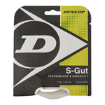 S-Gut 17G White Tennis String Strings Dunlop