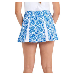 Women`s 13 inch Tennis Skort Sandra Tiles Apparel Sofibella
