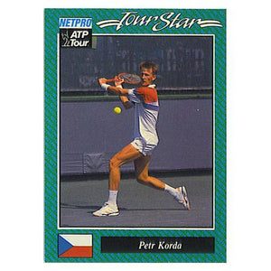 Petr Korda Prototype Card 1992 Memorabilia Netpro