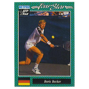 Boris Becker Prototype Card 1992 Memorabilia Netpro