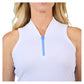 Women`s 32 inch Tennis Dress White and Periwinkle Apparel Sofibella