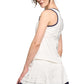Women`s Elite Spice Tennis Tank Eggplant and Cayenne Apparel Lija