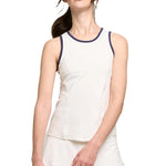 Women`s Elite Spice Tennis Tank Eggplant and Cayenne Apparel Lija