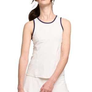 Women`s Elite Spice Tennis Tank Eggplant and Cayenne Apparel Lija