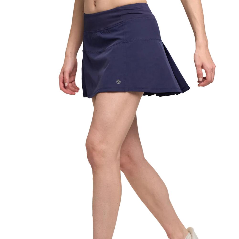 Women`s Nevo Deuce 13.5 Inch Tennis Skort Eggplant Apparel Lija
