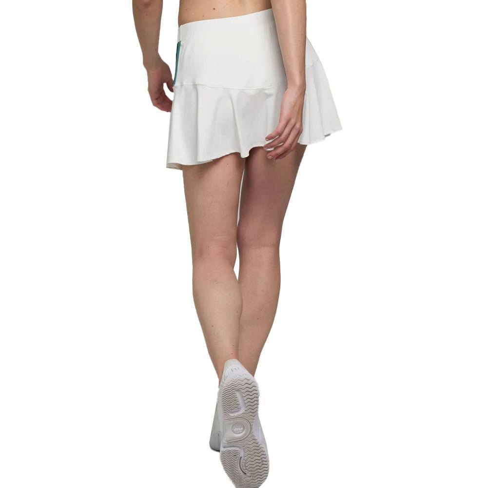 Women's Elite Dash 13 Inch Tennis Skort White and Multi Apparel Lija