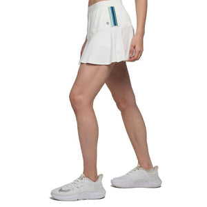 Women's Elite Dash 13 Inch Tennis Skort White and Multi Apparel Lija