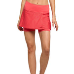 Women`s Circle Mesh Strata 13 Inch Tennis Skort Cayenne Apparel Lija