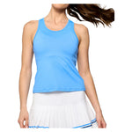Women`s Rival Tennis Tank Blue Sky Apparel Lija