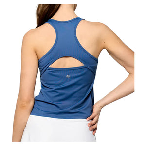Women`s Rival Tennis Tank Denim Blue Apparel Lija
