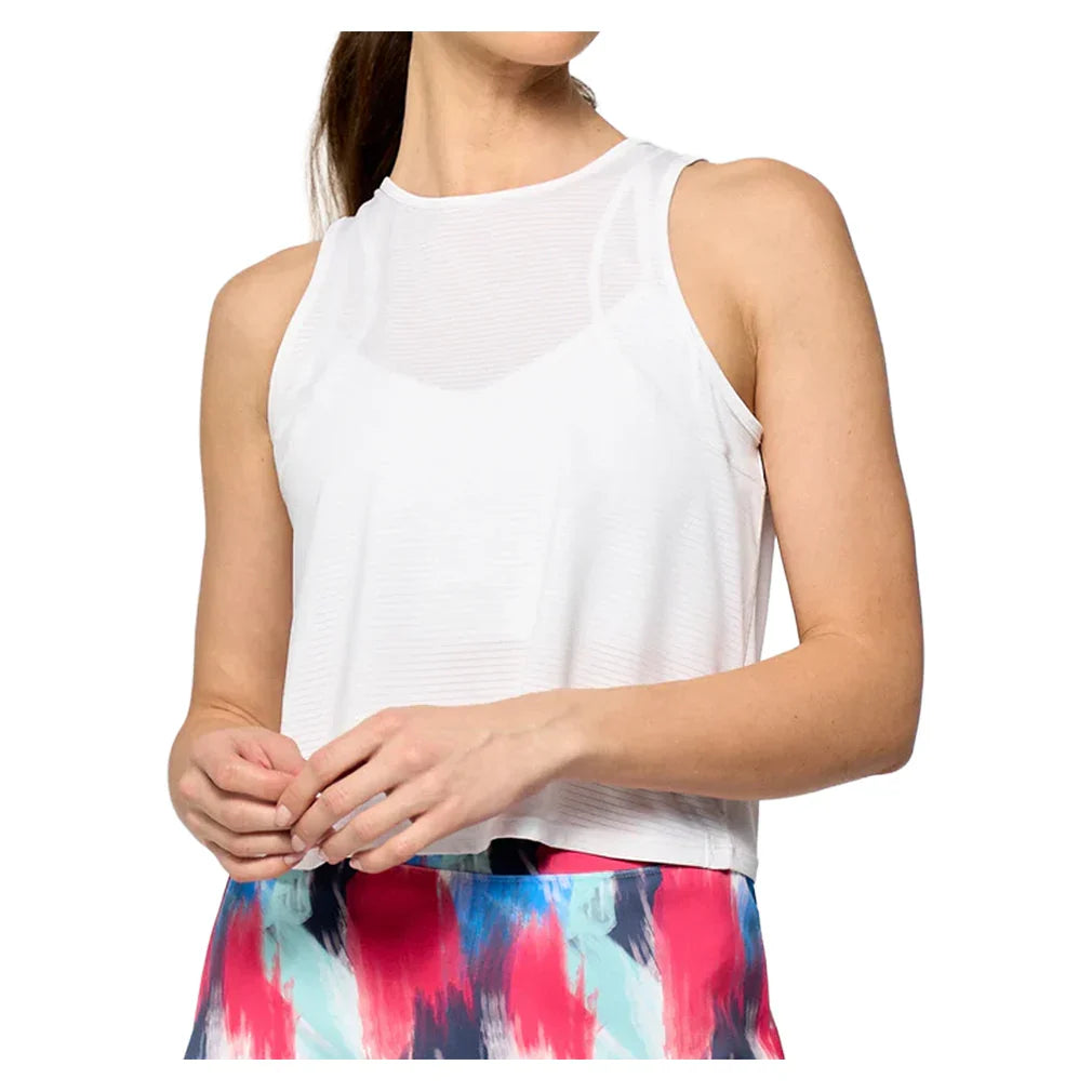 Women`s Shift Tennis Tank White Apparel Lija