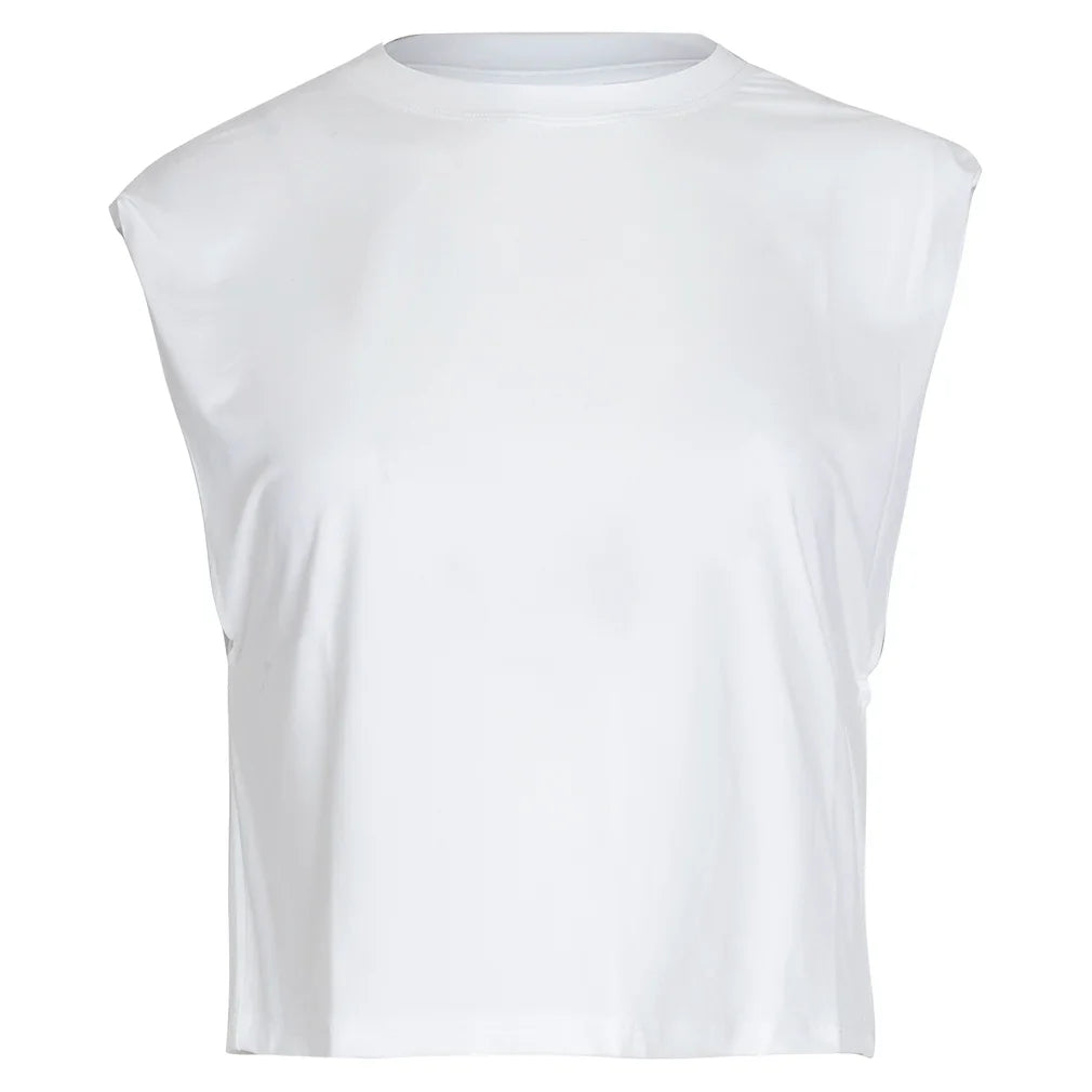 Women`s Boxy Tennis Tee White Apparel Lija