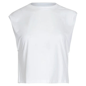 Women`s Boxy Tennis Tee White Apparel Lija
