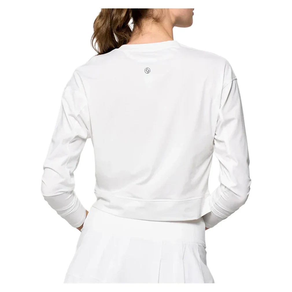 Women`s Rally Tennis Top White Apparel Lija