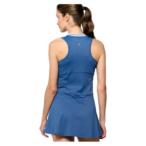 Women`s Vivian Tennis Dress Denim Blue and Multi Apparel Lija