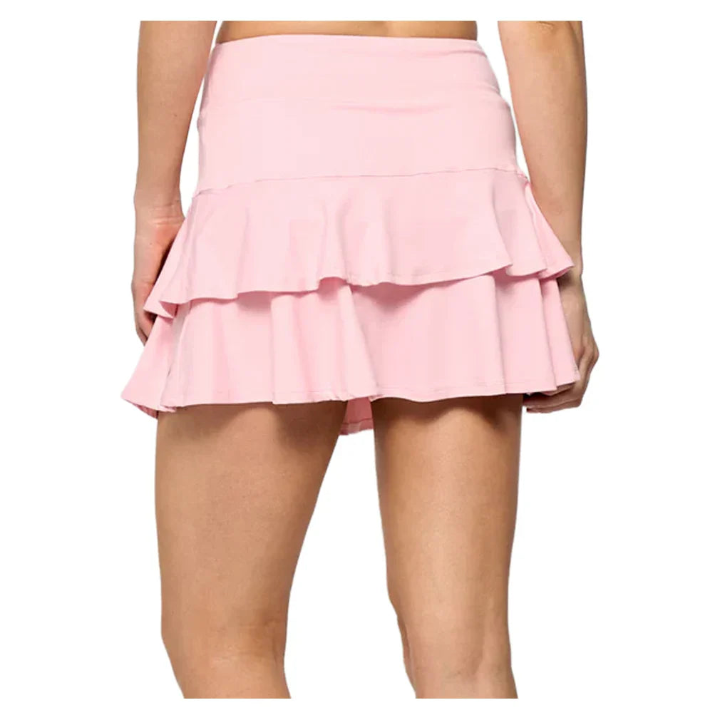 Women`s Match 13 Inch Tennis Skort Carnation Apparel Lija