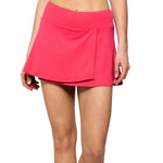 Women`s Tiebreaker 13 Inch Tennis Skort Raspberry Apparel Lija