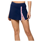 Women`s Uprise 13 Inch Tennis Skort White and Multi Apparel Lija