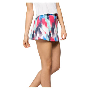 Women`s Vixen Printed 13 Inch Tennis Skort Brushstrokes Apparel Lija