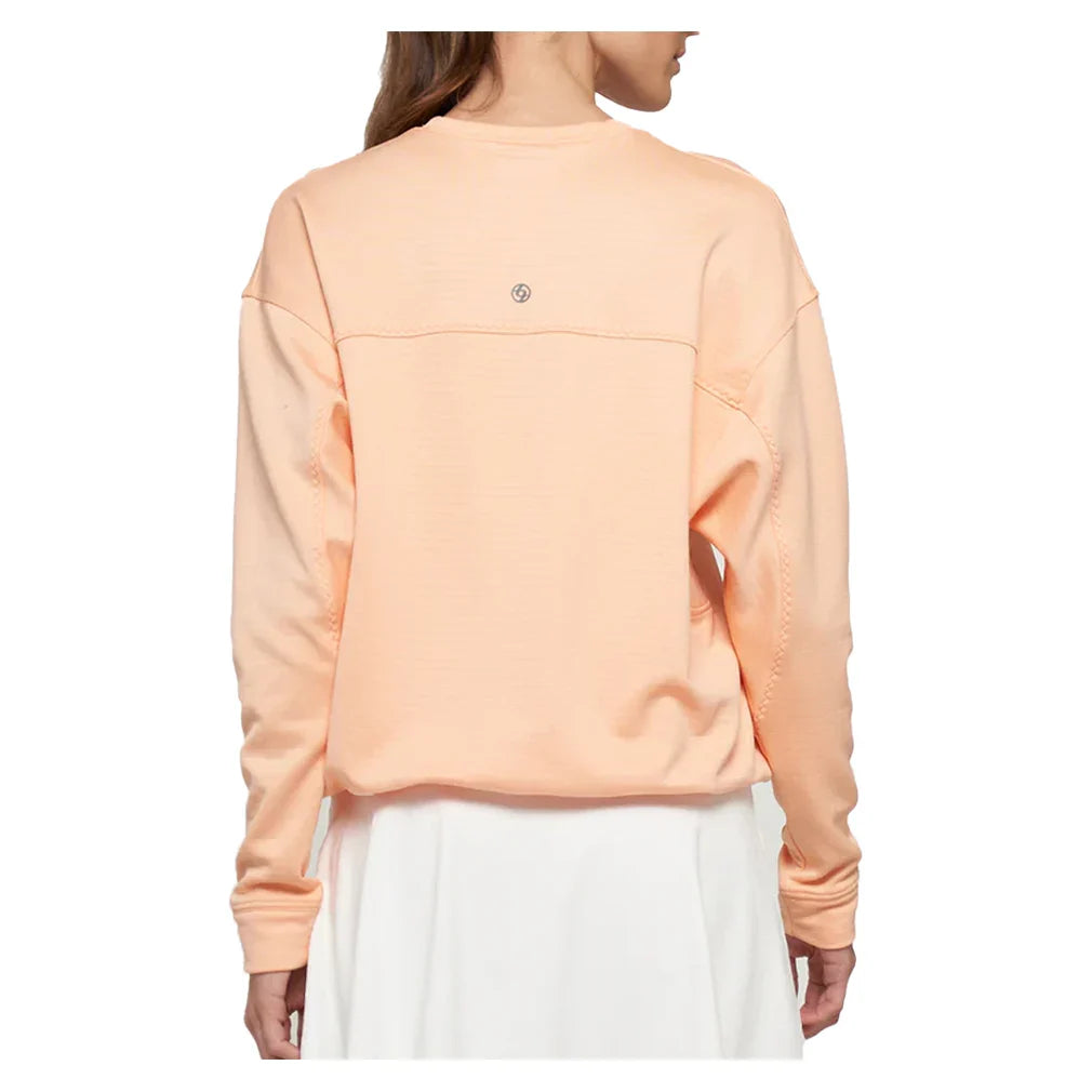 Women`s Electra Post Game Tennis Pullover Papaya Apparel Lija