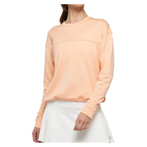 Women`s Electra Post Game Tennis Pullover Papaya Apparel Lija