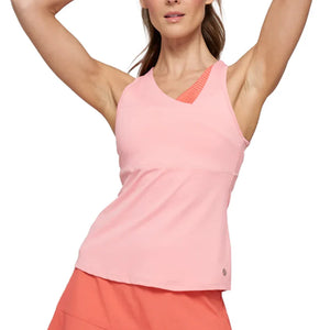 Women`s Elite Lily Tennis Tank Siesta and Honeysuckle Apparel Lija