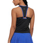 Women`s Elite Laser Cut Star Tennis Tank Apparel Lija
