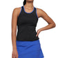 Women`s Elite Laser Cut Star Tennis Tank Apparel Lija