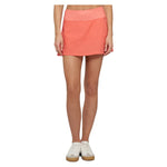 Women`s Nevo Linear 13 Inch Tennis Skort Honeysuckle Apparel Lija