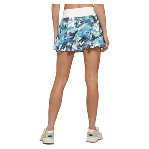 Women`s Hybrid Patina Printed 14 Inch Tennis Skort Graffiti and White Apparel Lija