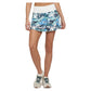 Women`s Hybrid Patina Printed 14 Inch Tennis Skort Graffiti and White Apparel Lija