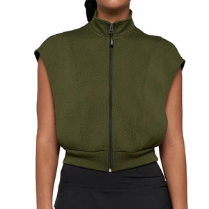 Women`s Trip Tennis Vest Dark Olive Apparel Lija