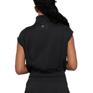 Women`s Summit Trip Tennis Vest Black Apparel Lija