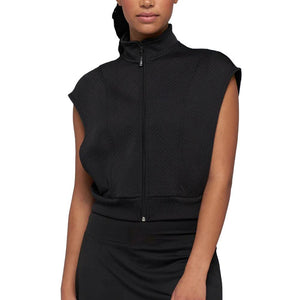 Women`s Summit Trip Tennis Vest Black Apparel Lija