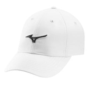 Tour Adjustable LW Hat White and Black Apparel Mizuno