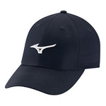 Tour Adjustable LW Hat Navy and White Apparel Mizuno
