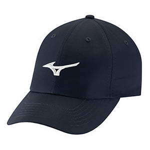 Tour Adjustable LW Hat Navy and White Apparel Mizuno