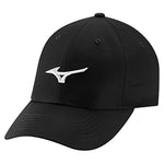 Tour Adjustable LW Hat Black and White Apparel Mizuno