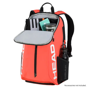 Tour Tennis Backpack Fluorescent Orange Head