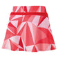 Women`s Pattern Tournament Tennis Skort Coral Red Apparel Yonex
