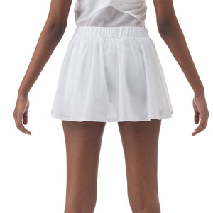 Women`s Tennis Skort White Apparel Yonex