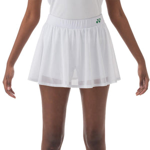 Women`s Tennis Skort White Apparel Yonex