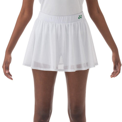 Women`s Tennis Skort White Apparel Yonex