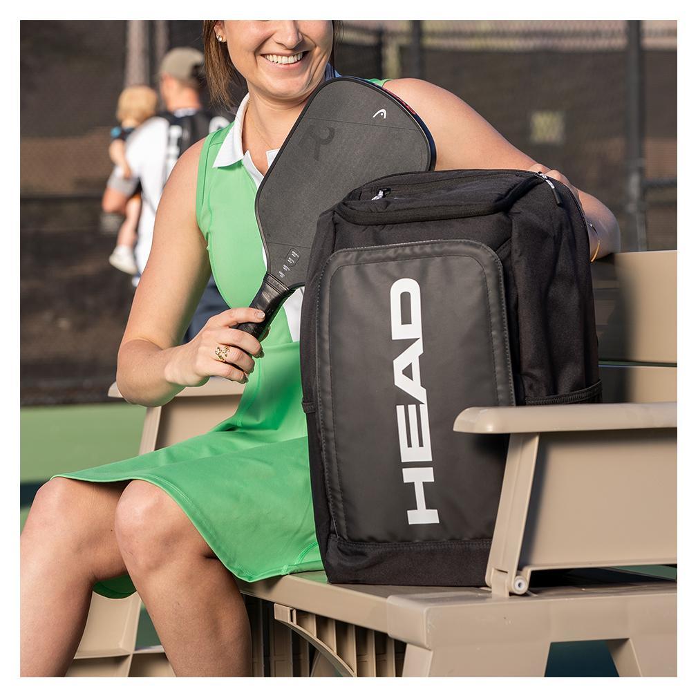 Pro Pickleball Backpack 26L Black and White Bags Head