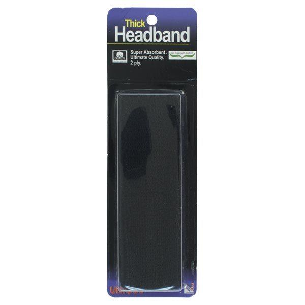 Thick Headband Black Accessories Tourna