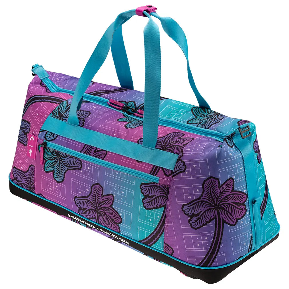 Palm Tree Crew Tour Tennis Duffle Bag L Purple and Blue Bags Head