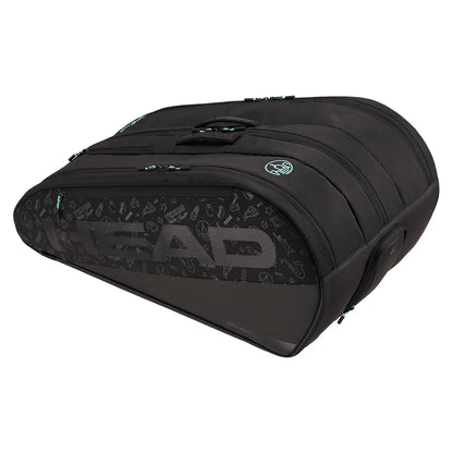 2025 Neon Tour Tennis Racquet Bag XL Black Bags Head